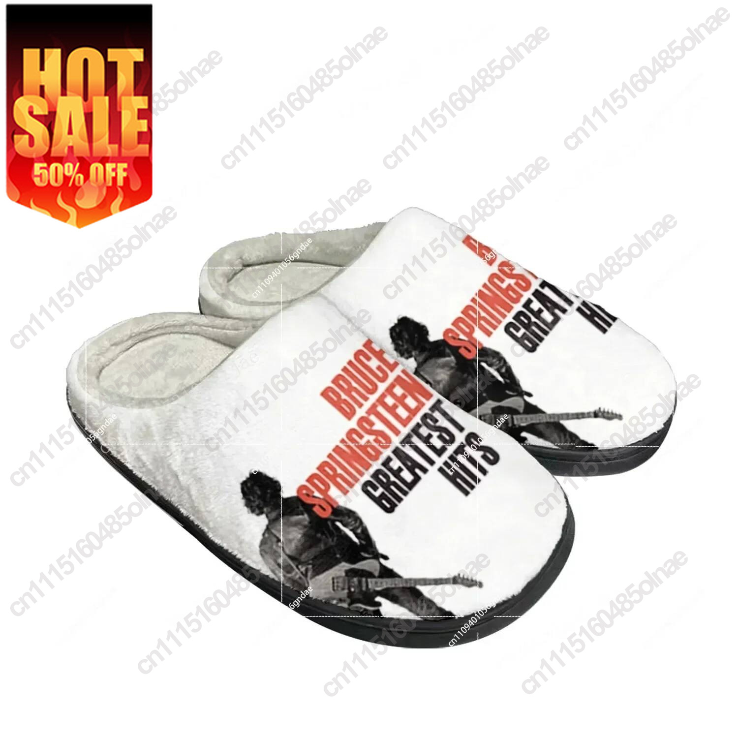 Running Shoes Men - รองเท้าแตะผ้าฝ้ายสำหรับใส่ในบ้าน รุ่น Born To Run ออกแบบพิเศษ