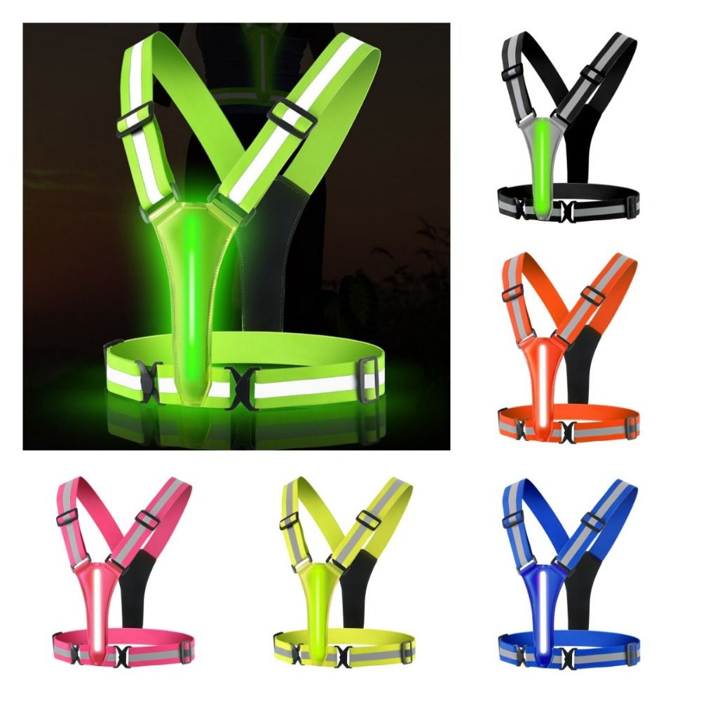 เสื้อกั๊กสะท้อนแสง LED ชาร์จ U - Running Visibility Gear บทวิจารณ์และราคา