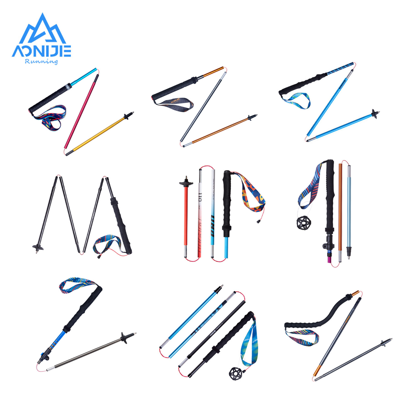 2ชิ้น AONIJIE เสาสำหรับเดินป่า - Trekking Pole Carbon บทวิจารณ์และราคา